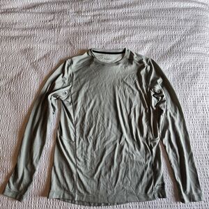 Running Room Men's Long Sleeve Shirt - Olive